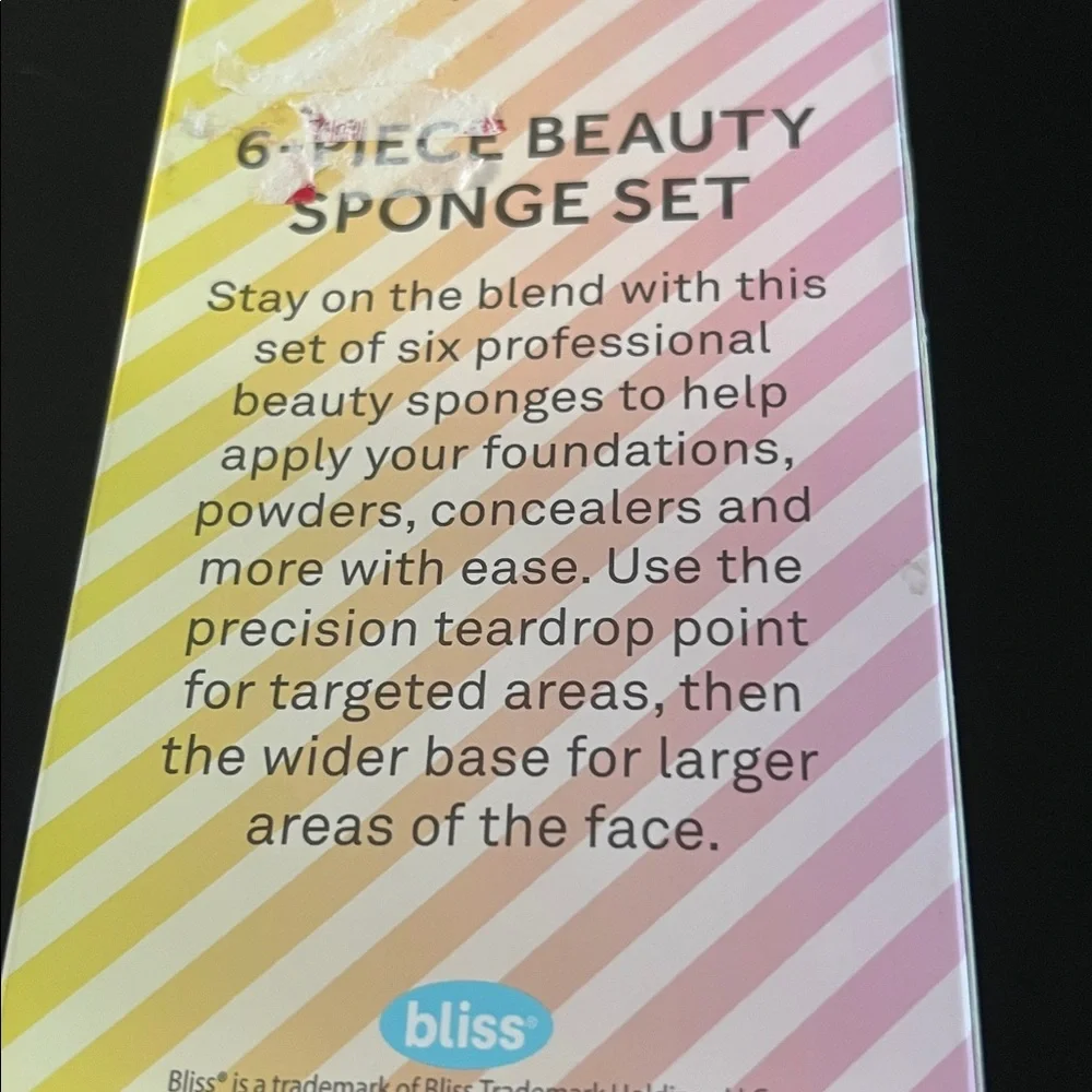 Bliss Beauty Sponge Collection (6) pieces